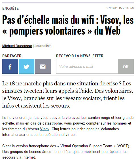 VISOV dans les médias Rue89